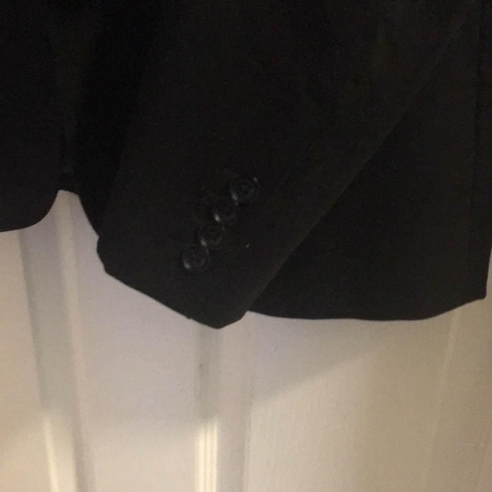 Guess Men’s M Black Jacket w/ Zip Hoodie NEW - Picture 4 of 5
